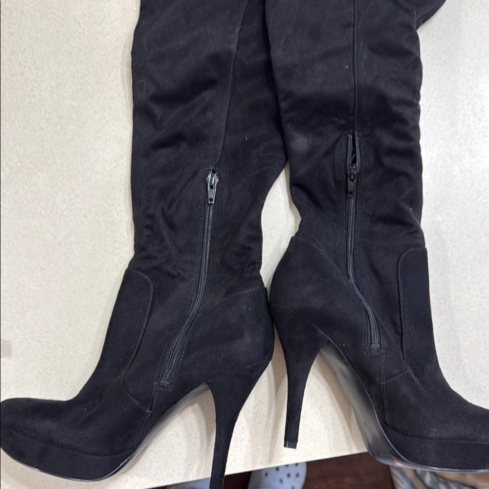 Guess Black Women's High Heel Boots
